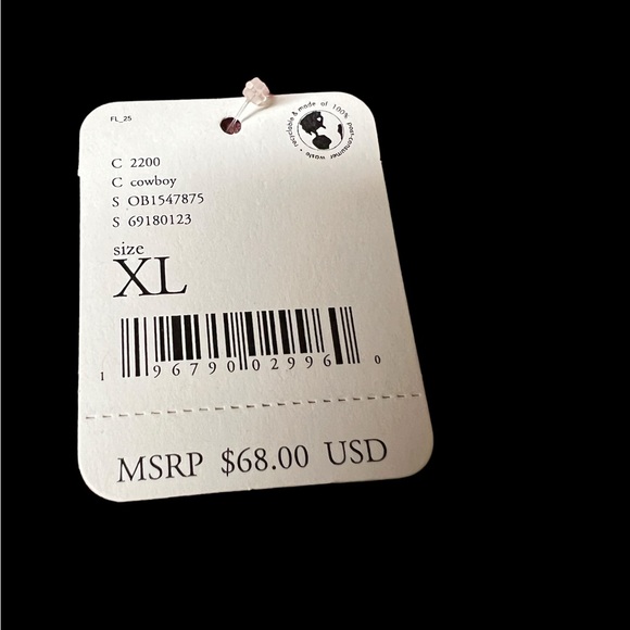 Free People Women’s Cowboy Long Sleeve Magic Thermal Top X-Large - NWT - Picture 5 of 10